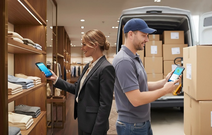 EA530 in retail and logistics scenario